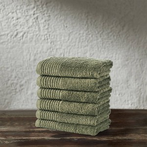 Ringspun Soft Quick Dry Towel Set - Isla Jade - 1 of 4