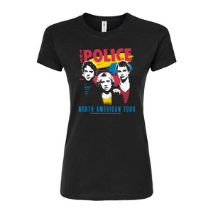 Women's - The Police - Police North American Tour Fitted Graphic T-Shirt - 1 of 2