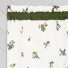 Kate Aurora Napa Valley 3 Piece Rod Pocket Cafe Kitchen Curtain Tier & Swag Set - 24 in. Long - 3 of 4