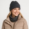 Anna-Kaci Women's Satin Lined Knit Beanie Hat with Folded Cuff for Hair Protection - 2 of 4