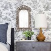 Howard Elliott 22"x14" Arched Wall and Accent Mirror with Intricate Ornate Frame Silver - 2 of 4