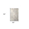 Beige Gray And Ivory Wool Geometric Hand Woven Area Rug - 3 of 4