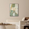 Art Remedy Sage Green Boho elegant abstract wall art Framed - 2 of 4
