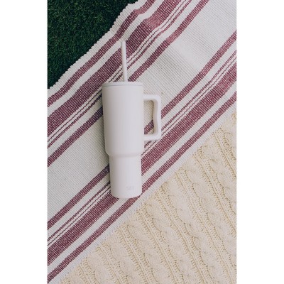Simple Modern Trek 40oz Stainless Steel Lidded Tumbler Almond Birch