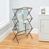 mDesign Tall Collapsible Foldable Laundry Drying Rack - image 3 of 4