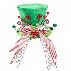 Aoibox Grinch Christmas Tree Topper Handmade Decoration 21.6 Inch Tall 17.7 Inch Wide Fits 4.5ft to 7.5ft Tree 1 Piece Gift Box - 1 of 4