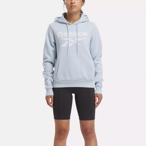 Reebok Identity Small Logo Fleece Zip-Up Hoodie in VECTOR NAVY