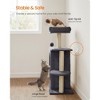 Multi-Cat Tree Tower with 2 Hideouts & Scratching Posts, Durable Cat Climbing Furniture - 4 of 4