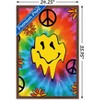 Trends International Groovy Melting Smile Face Framed Wall Poster Prints - 3 of 4