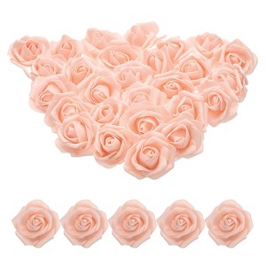Unique Bargains Realistic Appearance Soft Texture Artificial Flower 100 Pcs - 1 of 4