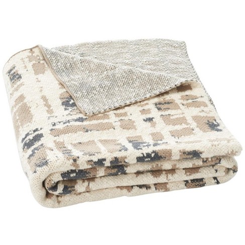 Twila Throw Blanket Tan beige gray 50 X 60 Safavieh. Target