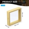 Unique Bargains Transparent PE 3D Floating Display Stand Holder Jewelry Storage Box 12 Pcs - 2 of 3