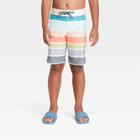 Boys Striped Board Shorts Art Class Target