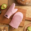 KITCHENAID Gourmet Series Gridlines Mini Oven Mitts 2-Pack Set - 2 of 4