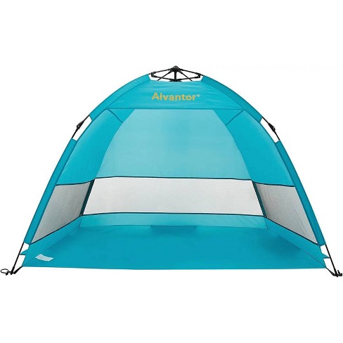 4 Person Easy Pop Up Tent-Automatic Setup Sun Shelter for Beach- Instant  Family Tents for Camping,Hiking & Traveling