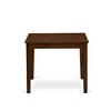 East West Furniture OXAS3-AWA-08 3 Piece Dining Set contain A Wooden Kitchen Table and 2 Mist Beige Linen Fabric Dining Room Chairs Antique Walnut - 4 of 4