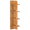 vidaXL Wall Mirror with Shelves 11.8"x11.8"x47.2" Solid Teak Wood - 3 of 4