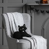 13"x14" Cat Novelty Shaped Throw Pillow Black - Hyde and EEK! Boutique™ - 2 of 4