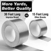 Impresa [30 Feet] High Temperature Tape - Aluminum Foil Tape for Metal, Plastic, Glass - 10 Yards, 0.15mm Thick, 1.5in Width - 2 of 4