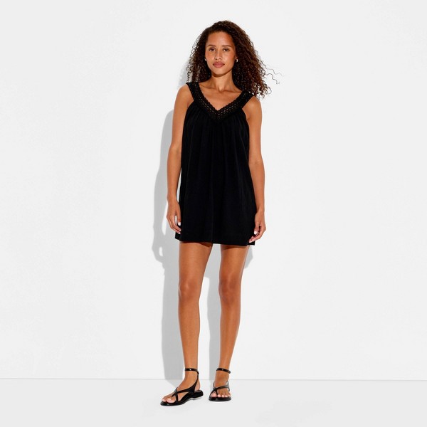 Vestido mini de encaje en línea A para mujer - Wild Fable™ 2