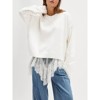 Coolmee Women Casual Long Sleeve Sweaters Oversized V Neck Ribbed Knit Pullover Sweaters Fall Fashion Tops - 4 of 4