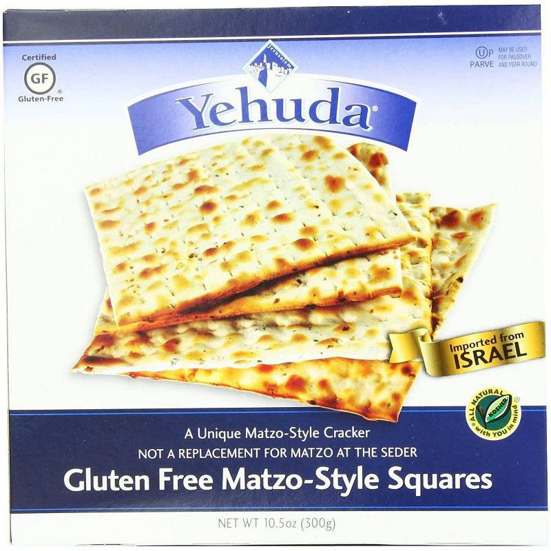Yehuda Gluten Free Matzo-Style Squares 10.5oz, 1 of 4