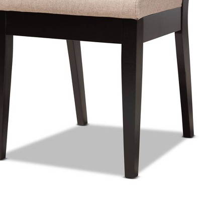 Elegant Gideon Brown Wood and Cane Low Arm Chair