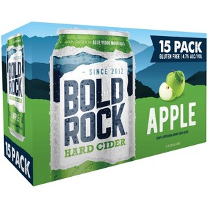 Bold Rock Hard Apple Cider - 15pk/12 fl oz Cans - 1 of 3
