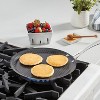Cuisinart 12" FusionPlus Stainless Steel Round Griddle with Stick Handle - 2 of 4