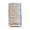 Hand Woven Throw Blanket Red Multi Color Cotton by Foreside Home & Garden - 4 of 4