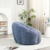 Teddy Fabric Bean Bag Armchair Adults, Fluffy Oversized Lounge Chair with Memory Foam, Ideal for Living Room – Cuddlewood - 3 of 4