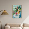 Art Remedy Tropical Flower Bag Vase Paintings Framed - 2 of 4