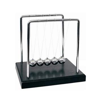 Insten Newtons Cradle Balance Balls Pendulum Desk Toy, Office Décor Gift, 7x5x7 Inches