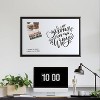U Brands 23"x35" Magnetic Dry Erase Board Black Wood Frame with Marker - 2 of 4