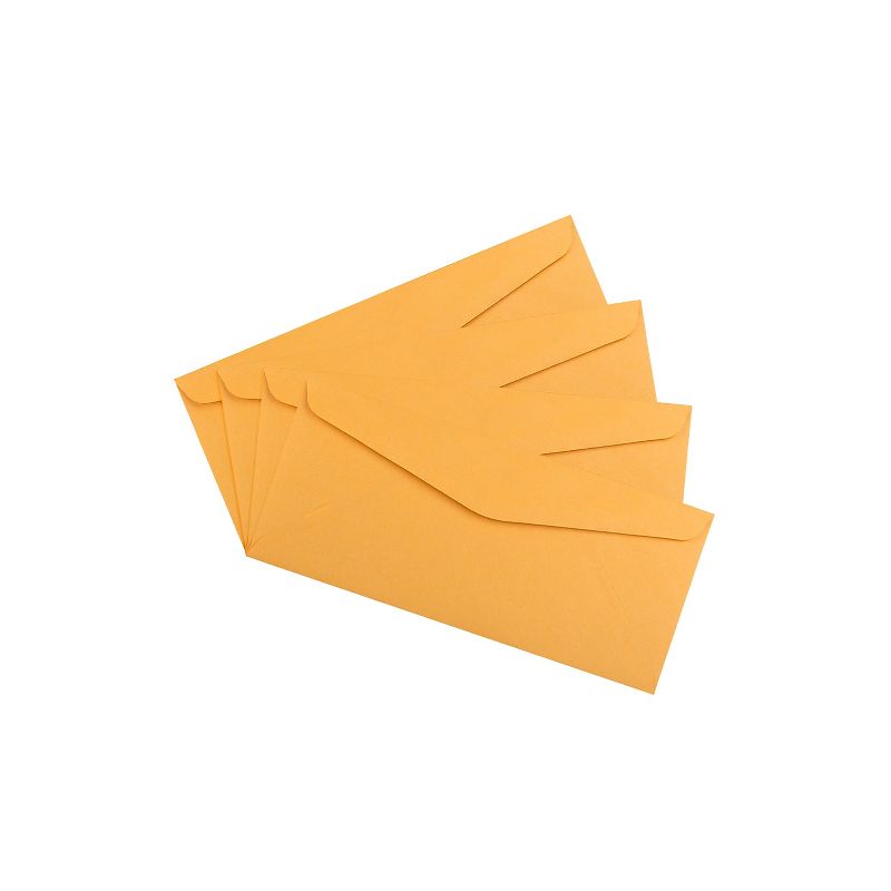 JAM Paper #10 Business Commercial Envelopes 4.125 x 9.5 Brown Kraft Manila 3984I, 3 of 5