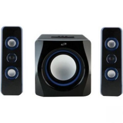iLive IHB23B 2.1 Bluetooth Speaker System - 150 W RMS - Black, White - Bookshelf