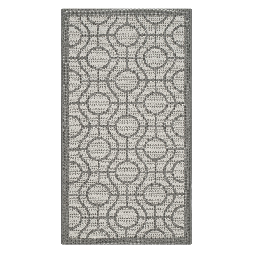  Simeon Outdoor Rug Light Gray/Anthracite