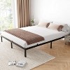 6/8/10/14 Inch Full/Queen/King Platform Bed Frame, Heavy Duty Metal Slats, No Box Spring Needed, Under Bed Storage, Noise-Free & Easy Assembly, Black - 4 of 4