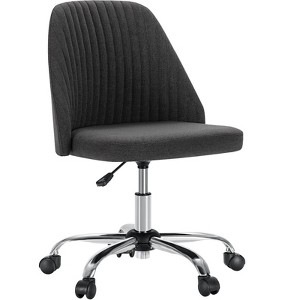 MyDepot Adjustable Rolling Home Task Chair, Office Armless Desk Chair - 1 of 4