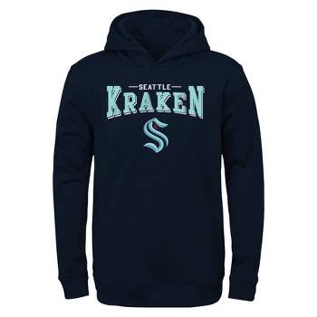 NHL Seattle Kraken Boys' Poly Core Hooded Sweatshirt
