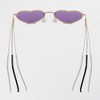 Anna-Kaci Women's Stylish Heart-Shaped Polarized Sunglasses UV400 Protection for Outdoor Activities - 4 of 4