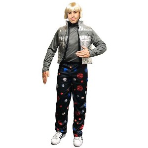 Seeing Red SNL Space Pants Adult Men's Costume Complete with Wig and Vest - 1 of 2