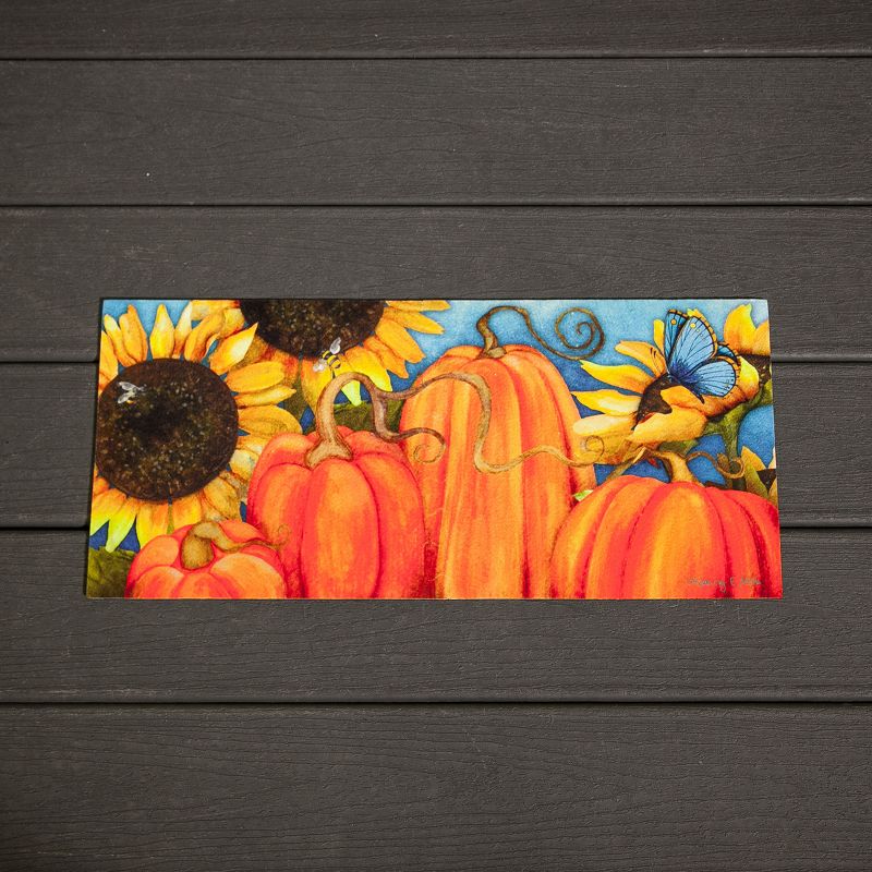 Evergreen Pumpkin Sassafras Switch Puzzle Mat 11.5 x 10 inches Indoor and Outdoor Decor, 5 of 10