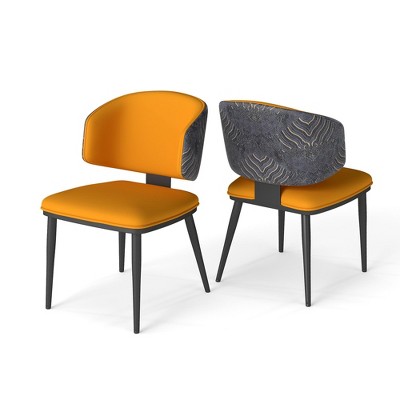 WJSHome Dining Chairs Set Of 2, Modern Kitchen Dining Room Chairs Comfortable Ergonomic Backrest Dinner Chairs for Living Room
