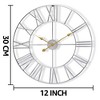 Sorbus Wall Clock for Living Room Decor - Roman Numeral Wall Clock for Kitchen - 12 inch Wall Clock Decorative - 3 of 4