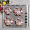 Range Kleen 4pk Round On Cloud Wine Burner Kover Set by Mary Beth Baker - image 4 of 4