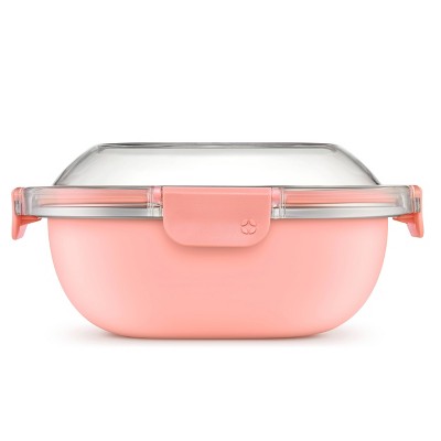 Ello 5 Cup Stainless Steel Lunch Bowl - Peach