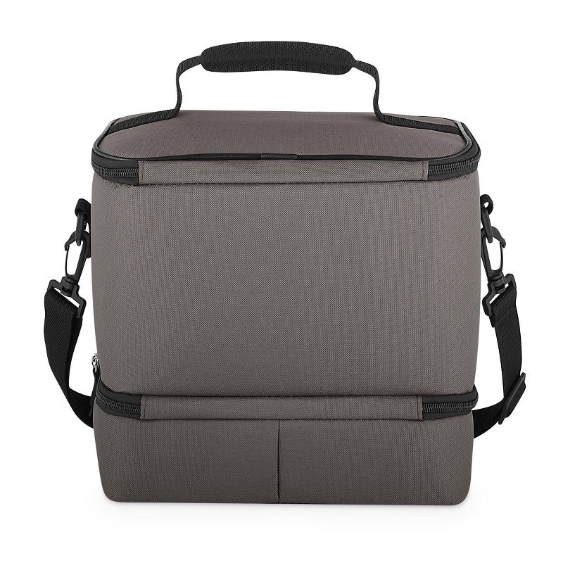 Thermos 12 Can Dual Lunch Bag - Gray, 5 of 10