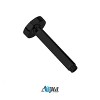 KubeBath Aqua Rondo by KubeBath Matte Black 6Inch Long Shower Head Ceiling Bar - 2 of 2