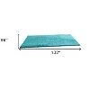 HomeRoots 8' X 11' Turquoise Shag Hand Tufted Area Rug - 3 of 3